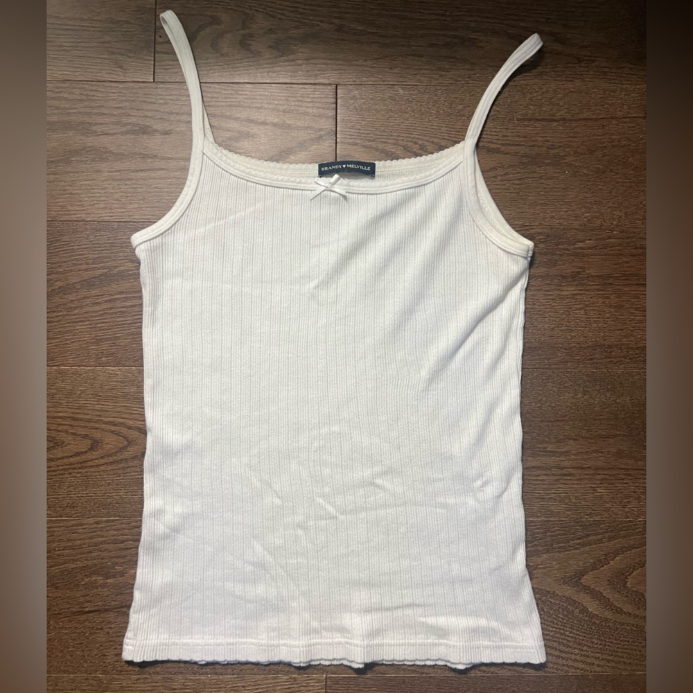 White brandy melville tank top